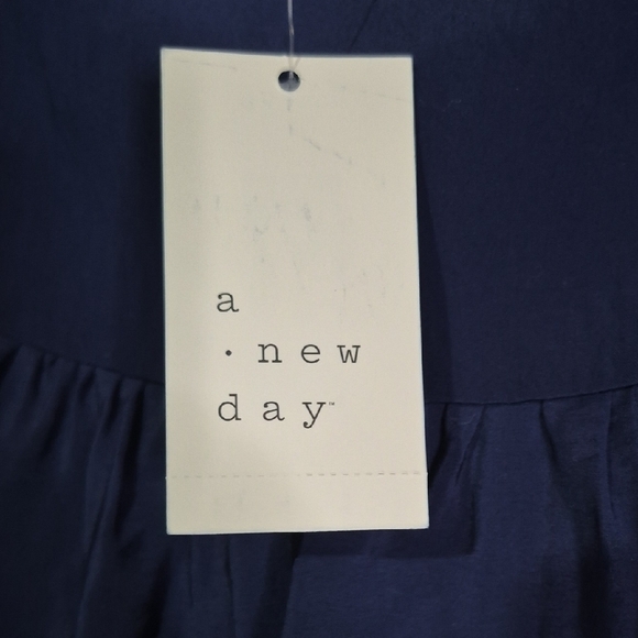 A New Day Deep Blue Skirt - Picture 2 of 5